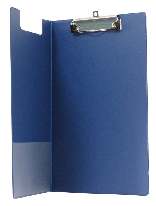 Папка-планшет (кліпборд) 4OFFICE (4-258-06), A4, картон з ПВХ-покриттям, синій